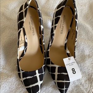 Adam Lippes beautiful black and white heels